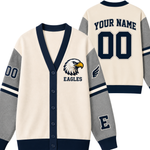 Chaotic Club Custom Mascot Varsity Knit Cardigan
