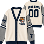 Chaotic Club Custom Mascot Varsity Knit Cardigan