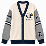 Chaotic Club Custom Mascot Varsity Knit Cardigan