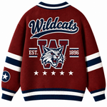 Chaotic Club Custom Mascot Varsity Monogram Pocket Cardigan