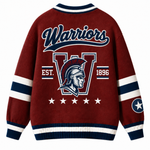 Chaotic Club Custom Mascot Varsity Monogram Pocket Cardigan