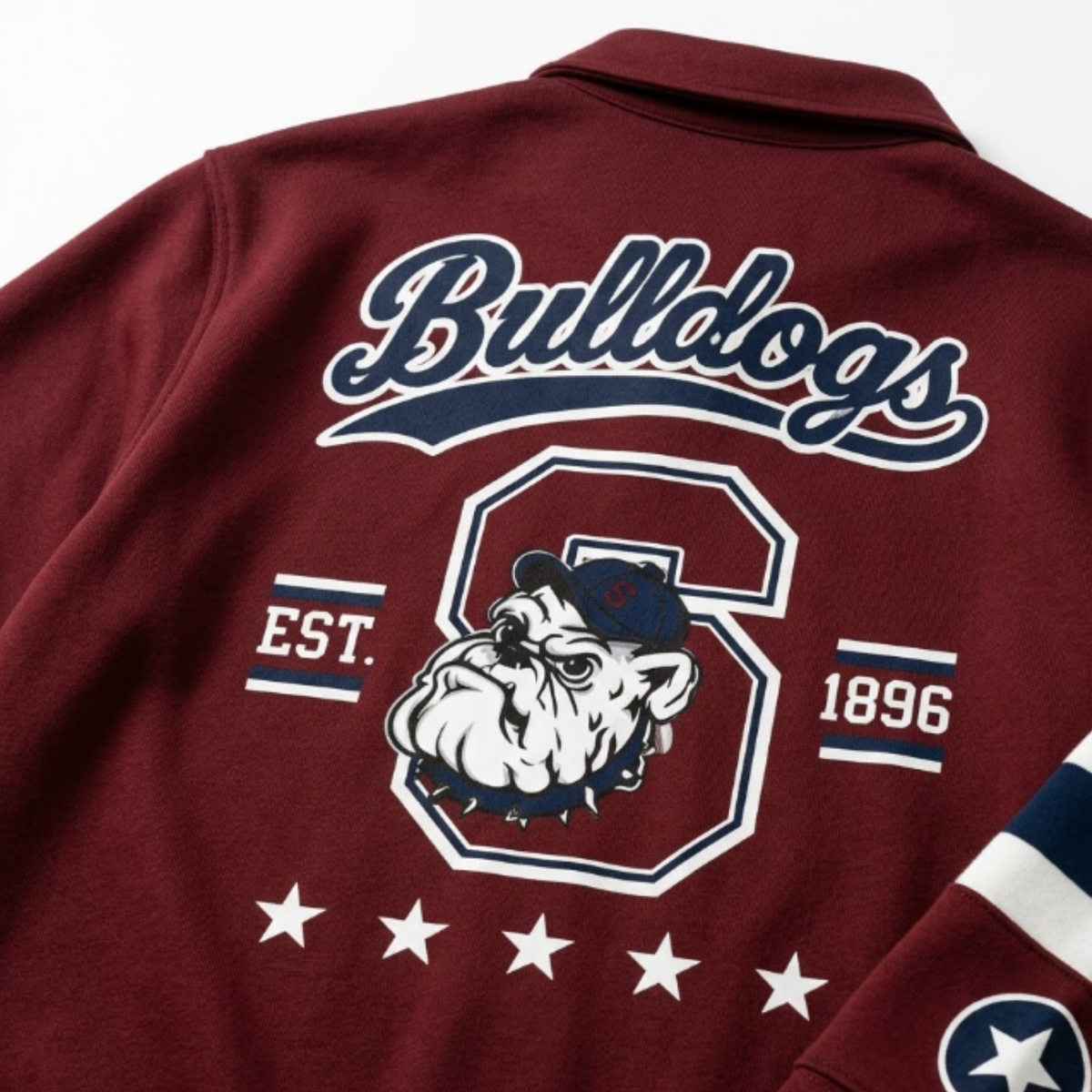 Chaotic Club Custom Mascot Varsity Monogram Pocket Cardigan