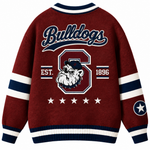 Chaotic Club Custom Mascot Varsity Monogram Pocket Cardigan