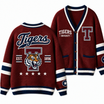 Chaotic Club Custom Mascot Varsity Monogram Pocket Cardigan