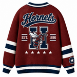Chaotic Club Custom Mascot Varsity Monogram Pocket Cardigan
