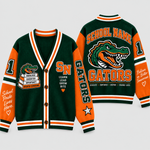 Chaotic Club Custom Mascot Warrior Teacher Varsity Cardigan