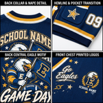 Chaotic Club Custom Mascot Warrior Teacher Varsity Cardigan