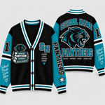 Chaotic Club Custom Mascot Warrior Teacher Varsity Cardigan