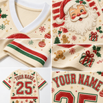 Chaotic Club Custom Retro Winking Santa Christmas Mesh Jersey
