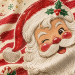 Chaotic Club Custom Retro Winking Santa Christmas Mesh Jersey