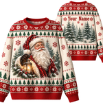 Chaotic Club Custom Santa Lantern Ugly Sweatshirt