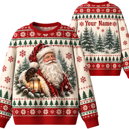 Chaotic Club Custom Santa Lantern Ugly Sweatshirt