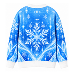 Chaotic Club Custom Snowflake Winter Cardigan