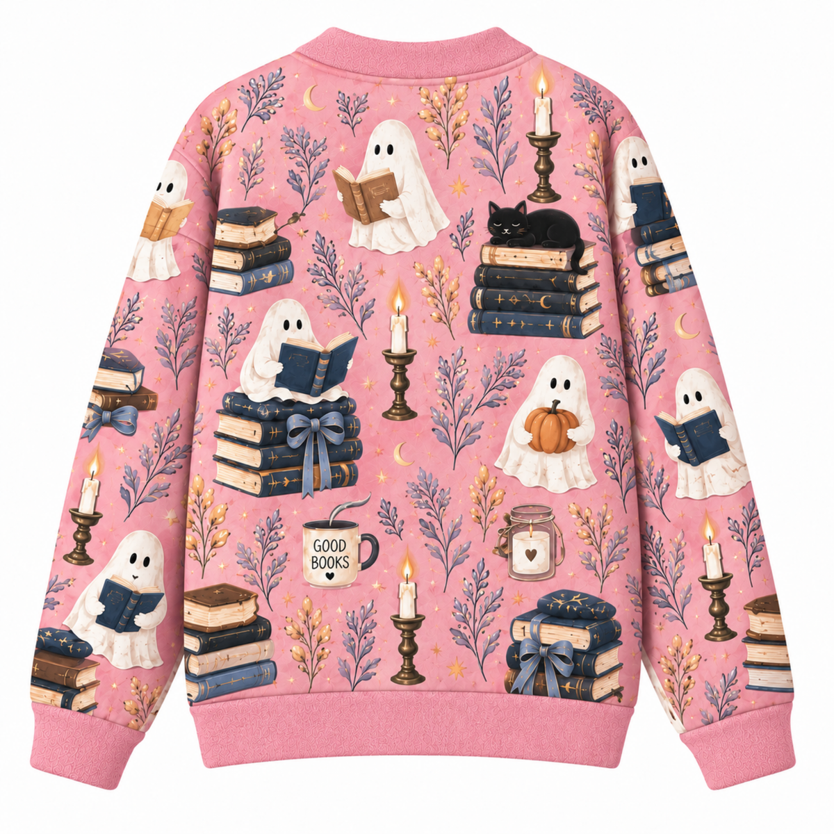 Chaotic Club Custom Spooky Ghost Reader Knit Cardigan