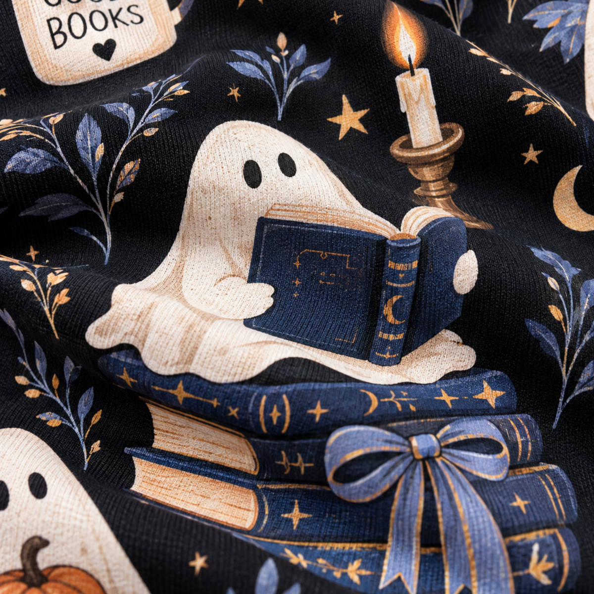 Chaotic Club Custom Spooky Ghost Reader Knit Cardigan