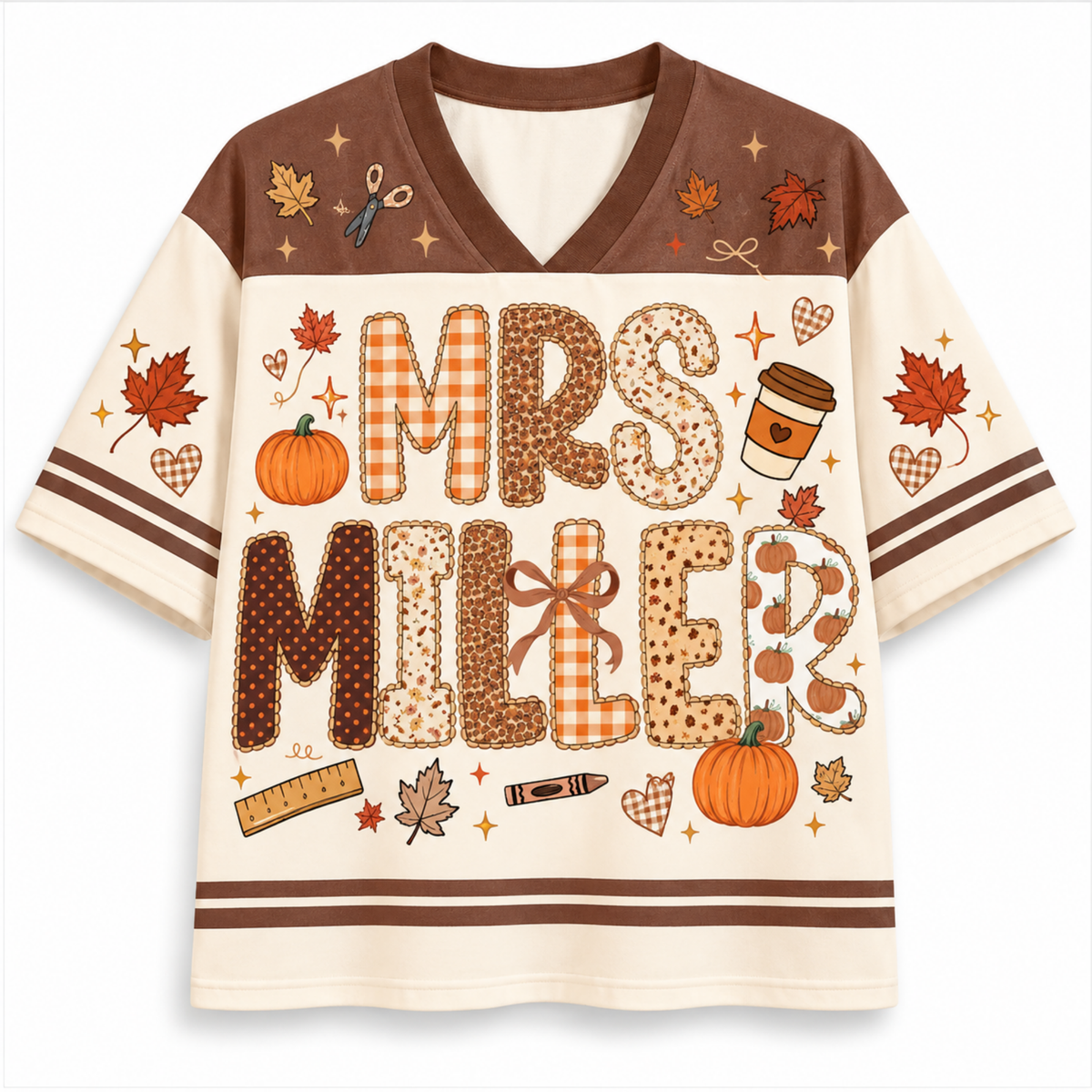 Chaotic Club Custom Teacher Name Fall Teacher Mesh Jersey