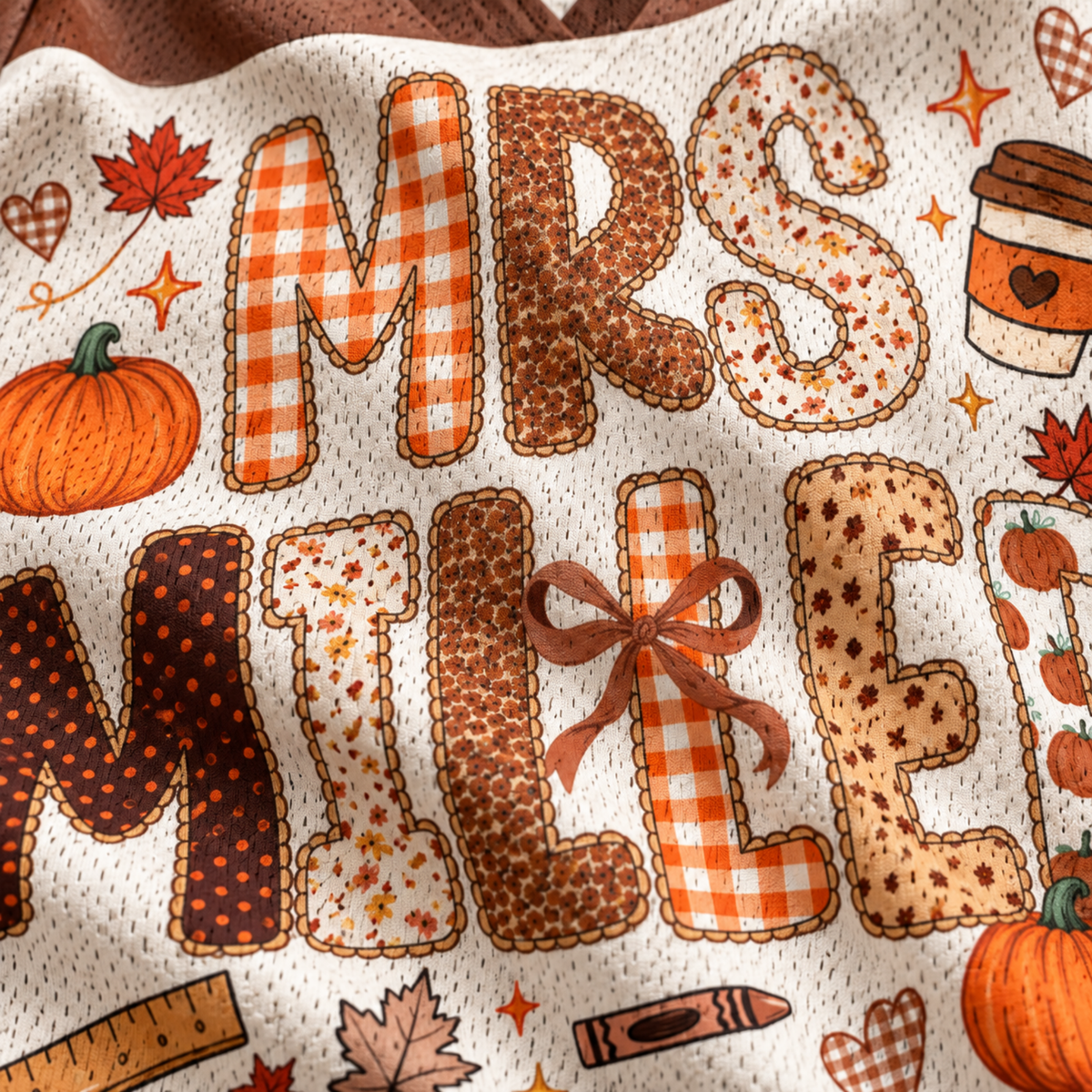 Chaotic Club Custom Teacher Name Fall Teacher Mesh Jersey