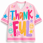 Chaotic Club Custom Thankful Doodles Mesh Jersey