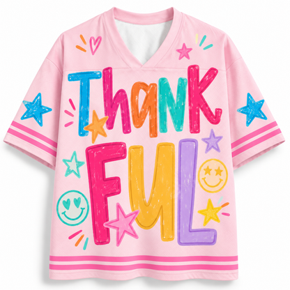 Chaotic Club Custom Thankful Doodles Mesh Jersey