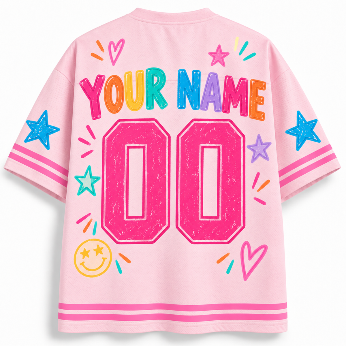 Chaotic Club Custom Thankful Doodles Mesh Jersey
