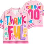 Chaotic Club Custom Thankful Doodles Mesh Jersey