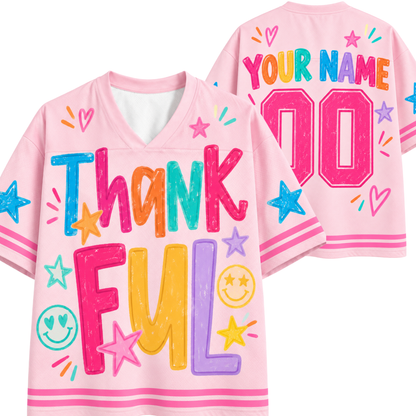 Chaotic Club Custom Thankful Doodles Mesh Jersey