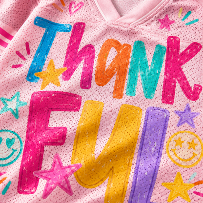 Chaotic Club Custom Thankful Doodles Mesh Jersey