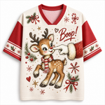 Chaotic Club Custom Vintage Reindeer Boop Christmas Mesh Jersey
