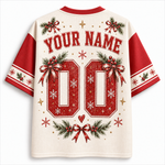 Chaotic Club Custom Vintage Reindeer Boop Christmas Mesh Jersey