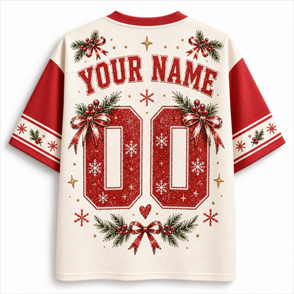 Chaotic Club Custom Vintage Reindeer Boop Christmas Mesh Jersey