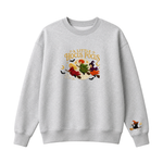 Chaotic Club Embroided A Little Hocus Pocus Flying Witches Full Moon Custom Sleeve Crewneck Sweatshirt