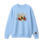 Chaotic Club Embroided A Little Hocus Pocus Flying Witches Full Moon Custom Sleeve Crewneck Sweatshirt