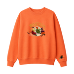Chaotic Club Embroided A Little Hocus Pocus Flying Witches Full Moon Custom Sleeve Crewneck Sweatshirt