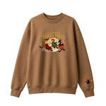 Chaotic Club Embroided A Little Hocus Pocus Flying Witches Full Moon Custom Sleeve Crewneck Sweatshirt