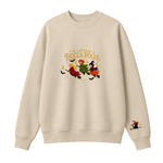 Chaotic Club Embroided A Little Hocus Pocus Flying Witches Full Moon Custom Sleeve Crewneck Sweatshirt