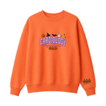Chaotic Club Embroided Custom Cardiology Department Halloween Nurse Crewneck Sweatshirt