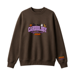 Chaotic Club Embroided Custom Cardiology Department Halloween Nurse Crewneck Sweatshirt