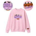 Chaotic Club Embroided Custom Cardiology Department Halloween Nurse Crewneck Sweatshirt