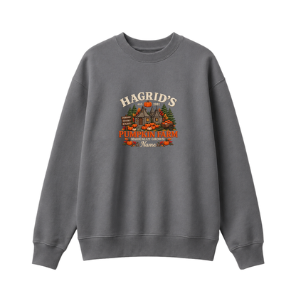 Chaotic Club Embroided Hagrid s Pumpkin Farm Magically Grown Crewneck Sweatshirt