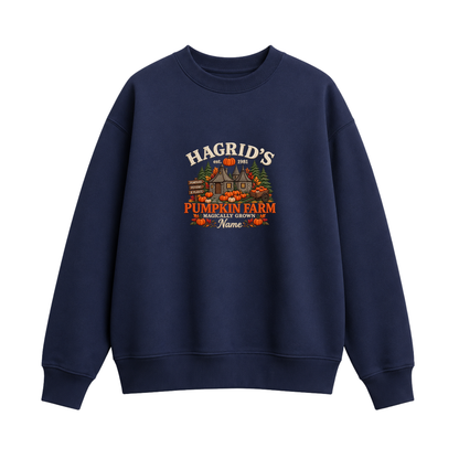 Chaotic Club Embroided Hagrid s Pumpkin Farm Magically Grown Crewneck Sweatshirt