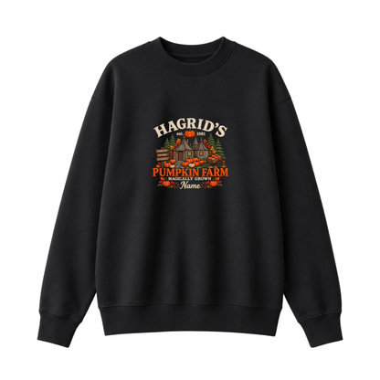 Chaotic Club Embroided Hagrid s Pumpkin Farm Magically Grown Crewneck Sweatshirt