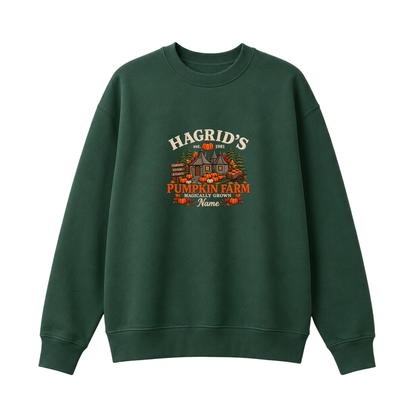 Chaotic Club Embroided Hagrid s Pumpkin Farm Magically Grown Crewneck Sweatshirt