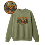 Chaotic Club Embroided Halloweentown Est 1998 Spooky Pumpkin Patch Crewneck Sweatshirt