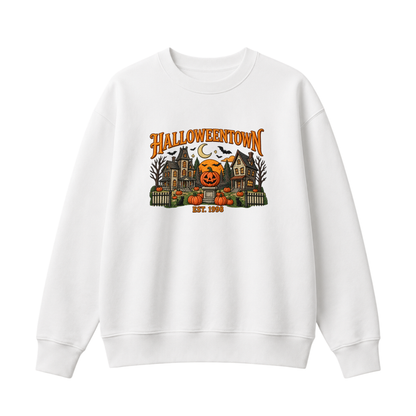 Chaotic Club Embroided Halloweentown Est 1998 Spooky Pumpkin Patch Crewneck Sweatshirt
