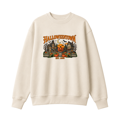Chaotic Club Embroided Halloweentown Est 1998 Spooky Pumpkin Patch Crewneck Sweatshirt