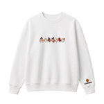 Chaotic Club Embroided Healthcare Worker Spooky Medical Custom Sleeve Name Crewneck Sweater