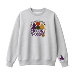 Chaotic Club Embroided It s Just A Bunch Of Hocus Pocus Sanderson Sisters Personalized Sleeve Crewneck Sweatshirt