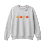 Chaotic Club Embroided Magical Mouse Ears Pumpkin Patch Custom Collarbone Sweatshirt