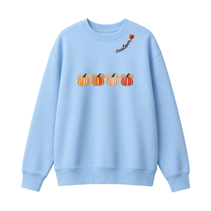 Chaotic Club Embroided Magical Mouse Ears Pumpkin Patch Custom Collarbone Sweatshirt