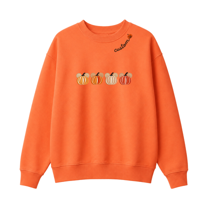 Chaotic Club Embroided Magical Mouse Ears Pumpkin Patch Custom Collarbone Sweatshirt